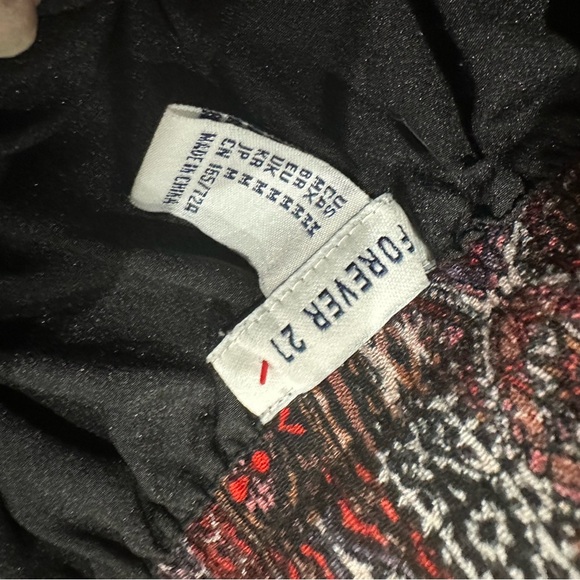 Forever 21 Women's Floral Patchwork Mini Skirt Multicolor Size M - Picture 3 of 3